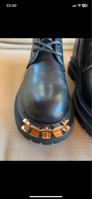 Stivali Donna Givana Neri con Oro