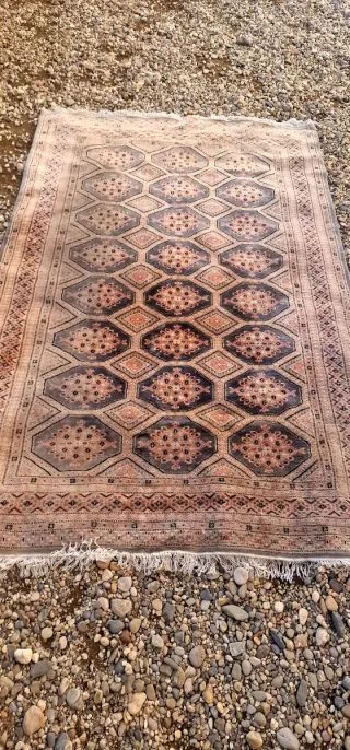 Alfombra Pakistaní Lana Beige/Marrón