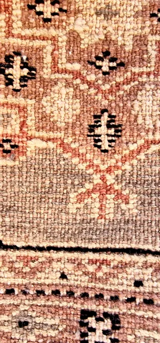 Alfombra Pakistaní Lana Beige/Marrón