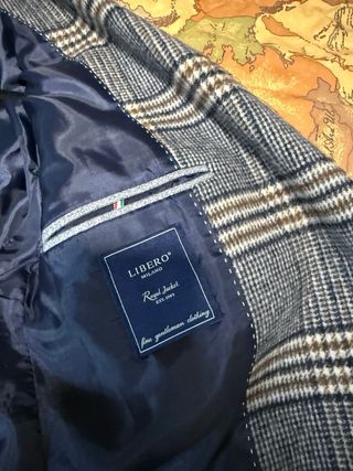 Giacca Libero Milano Uomo a Quadri