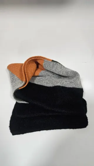 Bufanda de lana multicolor