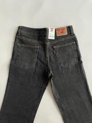 Pantalón campana gris oscuro nuevo