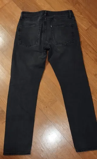 Pantalón vaquero H&M gris oscuro hombre