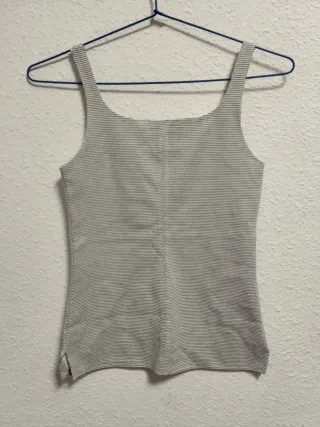 Camiseta de tirantes a rayas