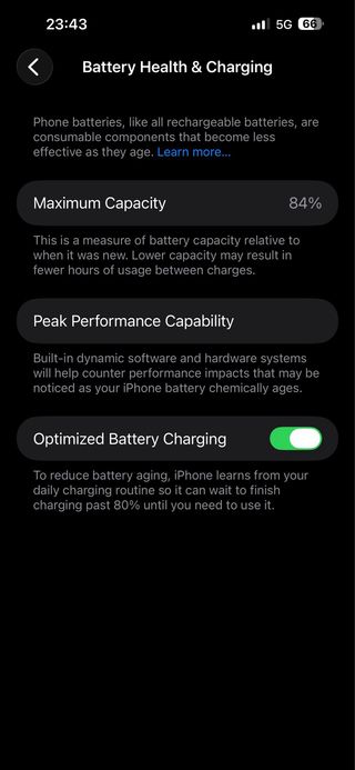 iPhone 14 Pro Max Negro 84% Batería