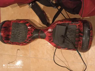Hoverboard Rojo y Negro con Bolso