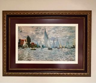 Lámina marinera enmarcada