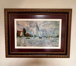 Lámina marinera enmarcada