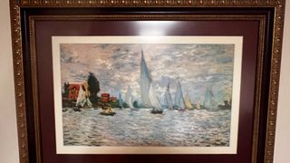 Lámina marinera enmarcada