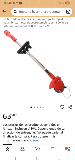 Cortacésped Eléctrico 12V