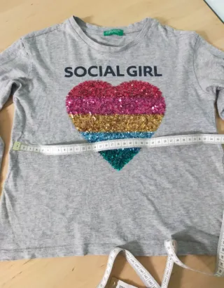 Camiseta niña Benetton T6