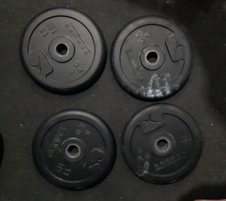 4 Discos de Caucho 5kg