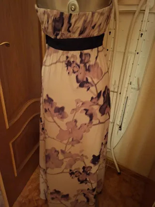 Vestido fiesta H&M floral largo