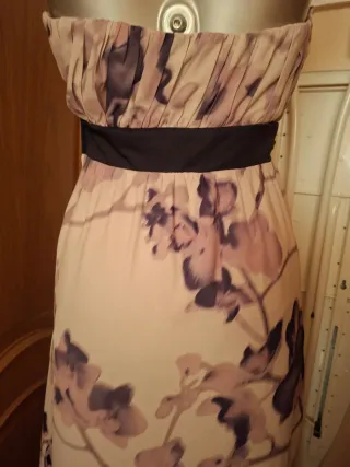 Vestido fiesta H&M floral largo