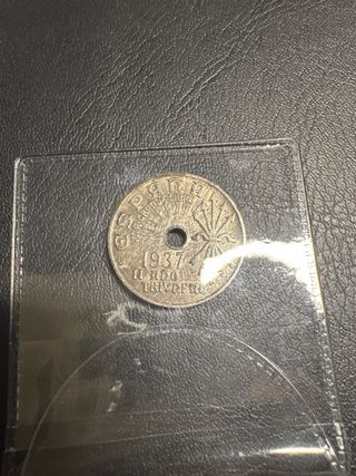 Moneda España 25 céntimos 1937 – Guerra Civil