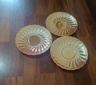 Vidrio Opalino Amberina Anchor Hocking Vintage USA