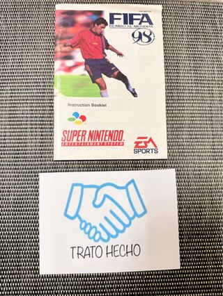 FIFA 98 SNES Super Nintendo Completo pal (Testato)