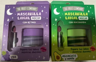 2 Mascarillas Labiales Noche The Fruit Company