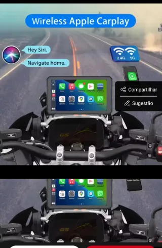 Ecrã Tátil 7 CarPlay Android Auto BMW