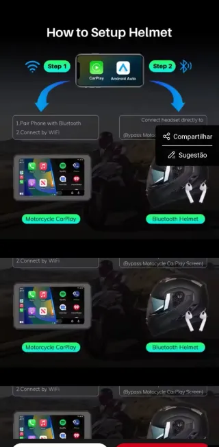 Ecrã Tátil 7 CarPlay Android Auto BMW