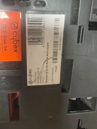 Silla coche Cybex rosa