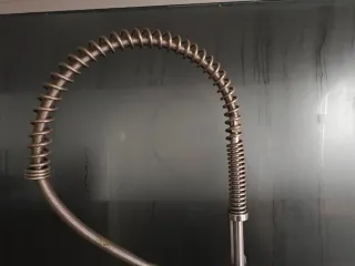 Fregadero industrial doble con ducha