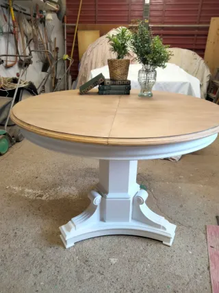 Mesa de comedor extensible madera