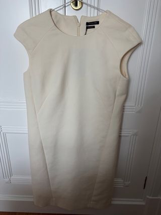 Vestido Massimo Dutti Beige Talla M