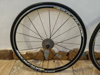 Ruedas Mavic Aksium con cassette y neumaticos