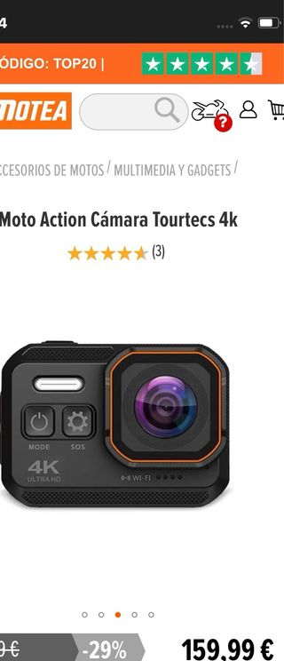 Cámara de Acción VIRAN SC002 Nueva