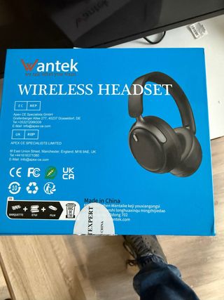Auriculares Inalámbricos Wantek Negros