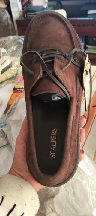Zapatos Scalpers Marrones Talla 43