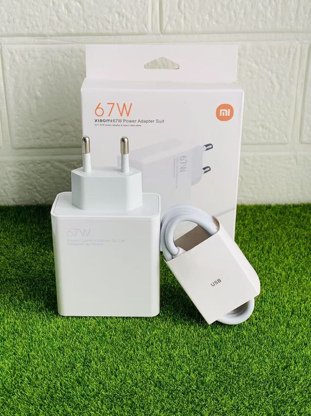 Caricabatterie Xiaomi 67w Originale con Cavo e Adattatore