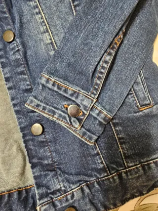 Cazadora Vaquera Mujer Azul