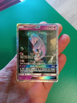 Carta Pokemon - Mewtwo GX - Leyendas Luminosas