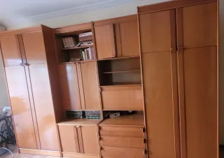 Mueble juvenil 2 camas abatibles madera