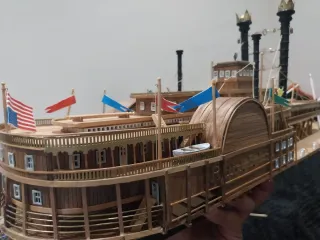 Maqueta Barco Vapor Robert E. Lee