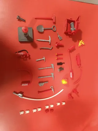 Equipo completo Bomberos de Playmobil.