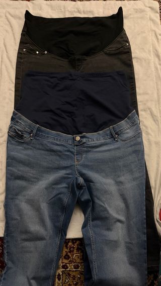 Pack 2 Pantalones Premamá Talla XL