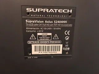 TV Supratech LCD color 24" Full HD con TDT HD inco