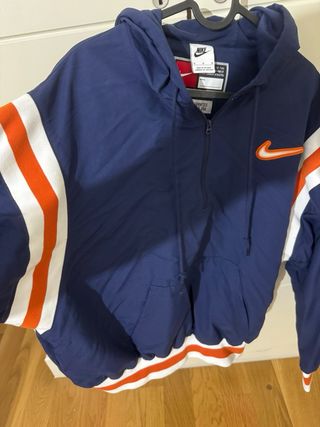 Giubbotto Nike Largo Blu e Arancione