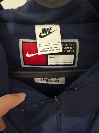 Giubbotto Nike Largo Blu e Arancione