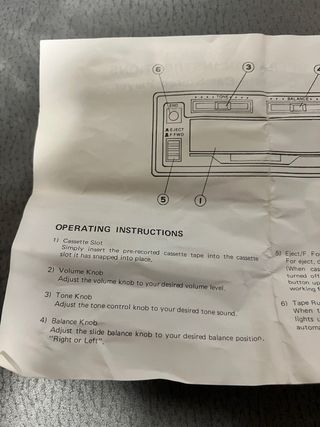 Autoradio a cassette Vivi Tectronic