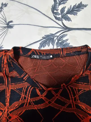 Vestido Zara corto estampado