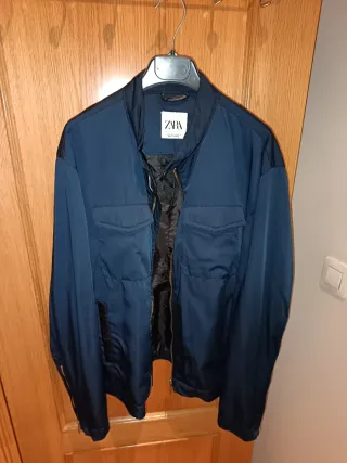 Chaqueta Zara Azul Marino
