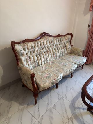 Sofá Isabelino Tapizado Floral