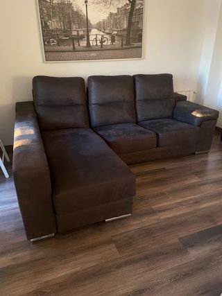 Sofá modular gris antracita