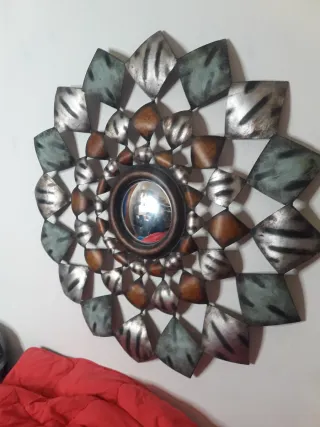 Espejo Convexo Decorativo Metal