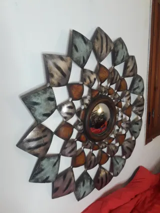 Espejo Convexo Decorativo Metal