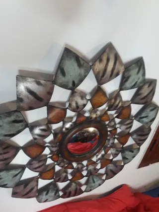 Espejo Convexo Decorativo Metal